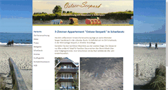 Desktop Screenshot of ostsee-seepark.de